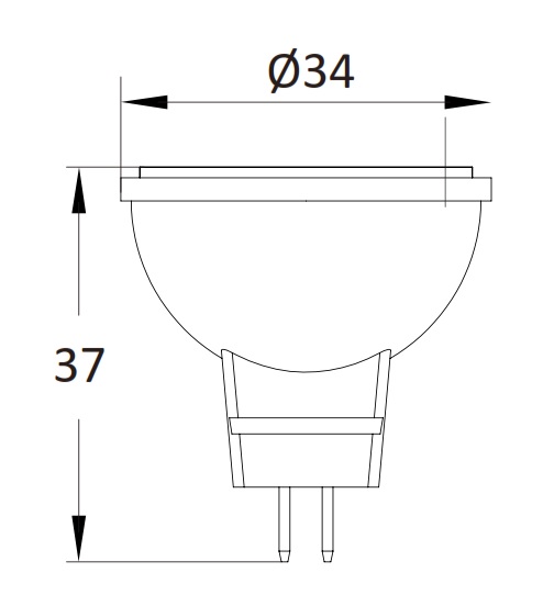 Bailey - LED-lamp - MR11 Alu 141981 